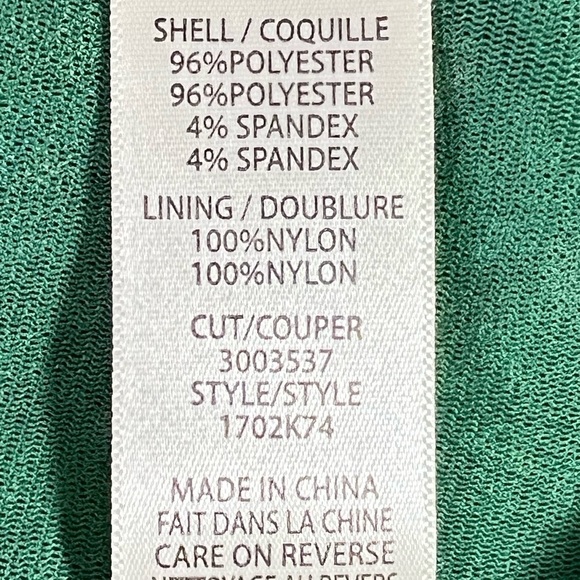 MAX Studio - Womens Green Floral Mesh Pullover Top Size Large NWT - Picture 11 of 12